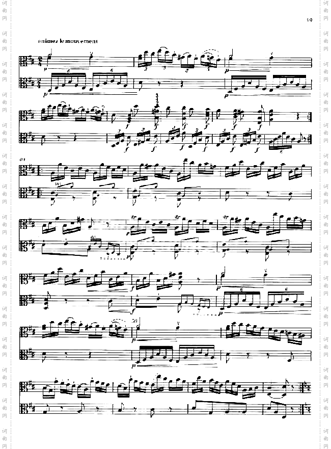 BRUNI《SonataII.》I.【I.II.中提琴】