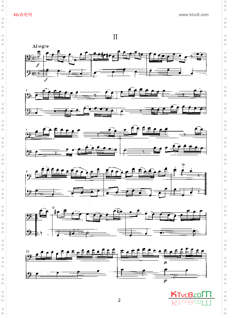 a小调奏鸣曲弦乐类大提琴