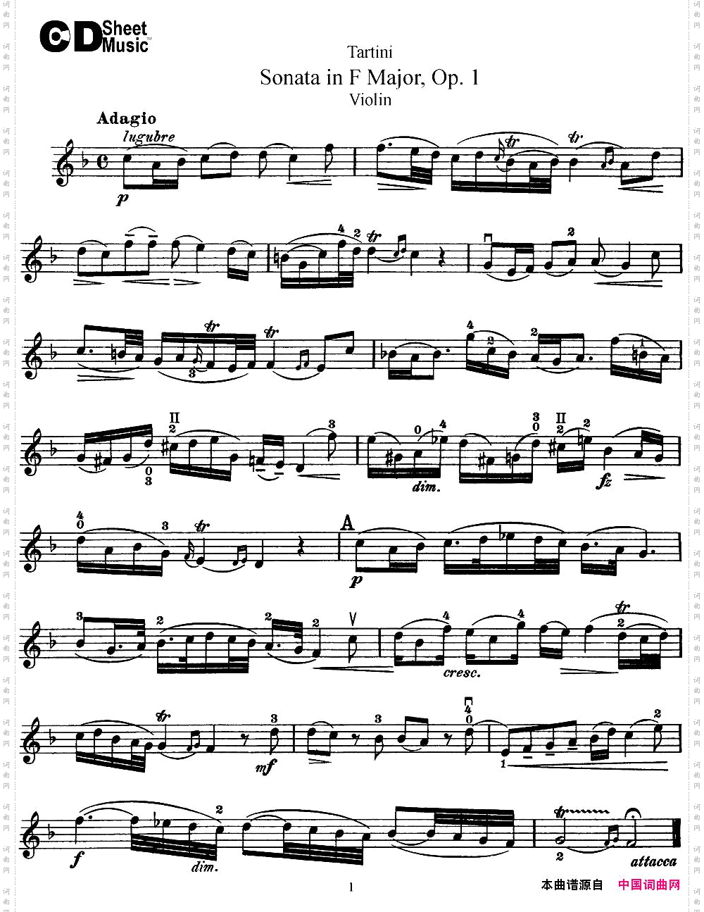 ViolinSonatainFMajorOp.1