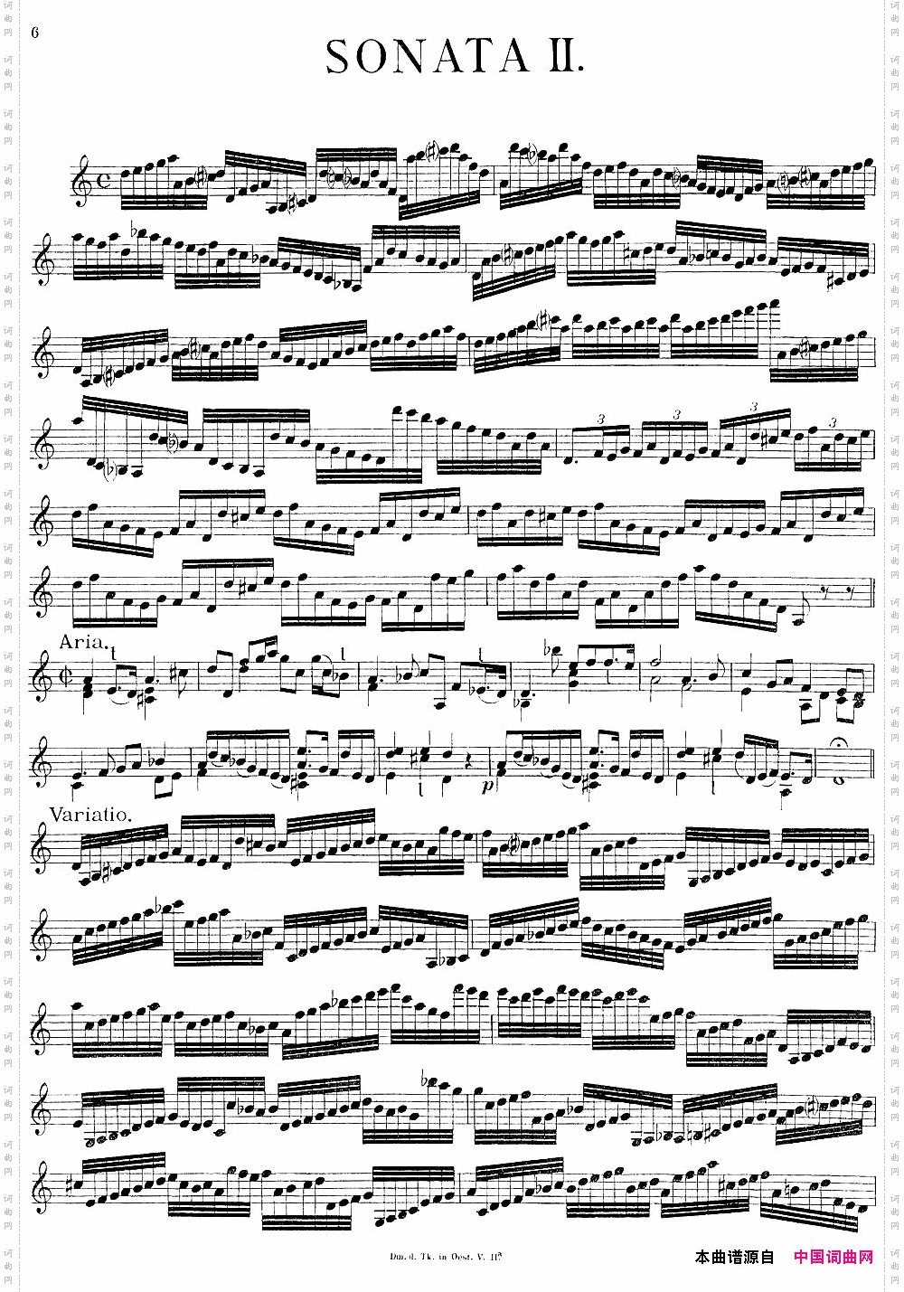 BiberViolinSonataII