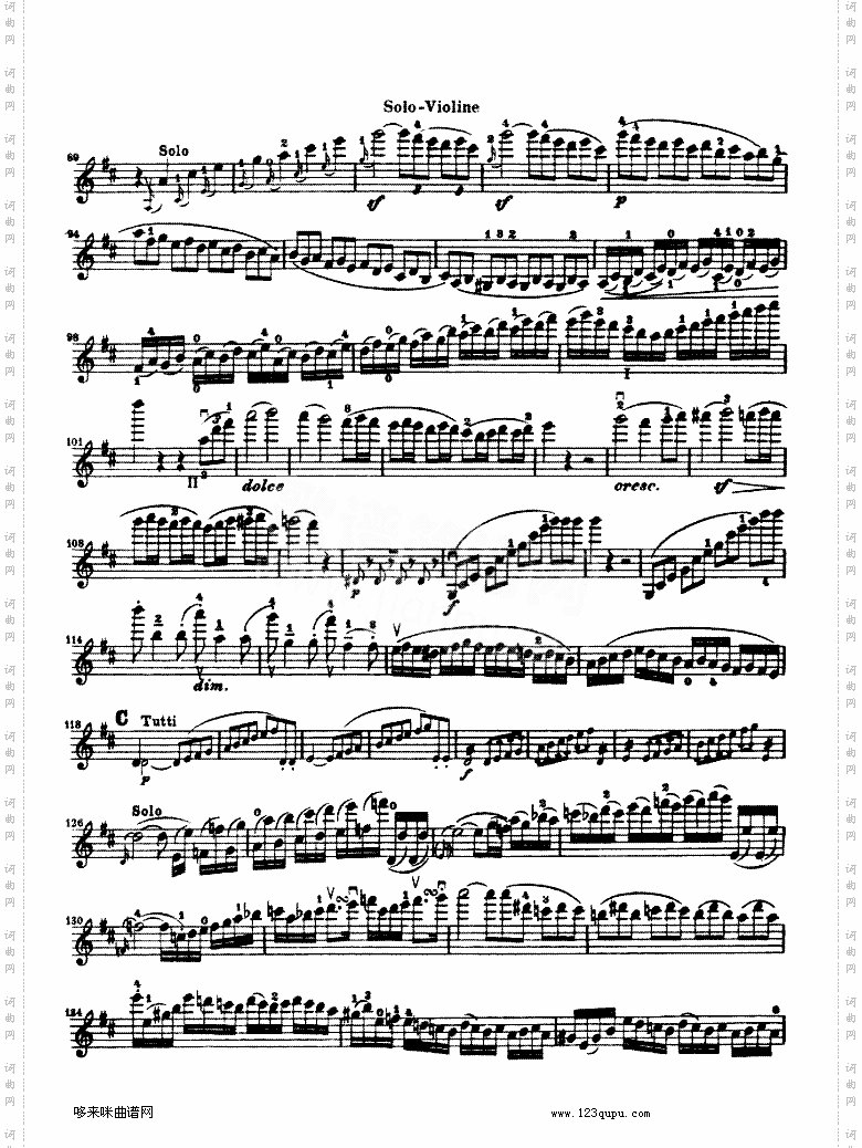 贝多芬小提琴协奏曲konzertfurvioline