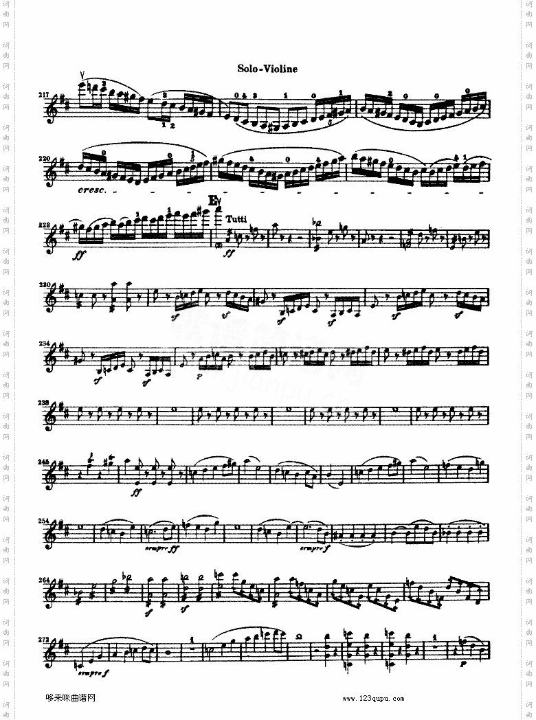 贝多芬小提琴协奏曲konzertfurvioline