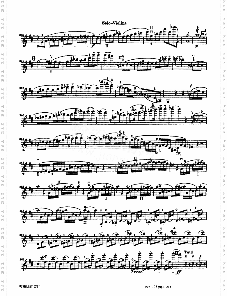 贝多芬小提琴协奏曲konzertfurvioline