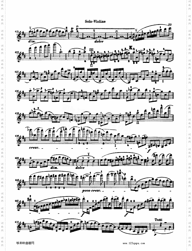 贝多芬小提琴协奏曲konzertfurvioline