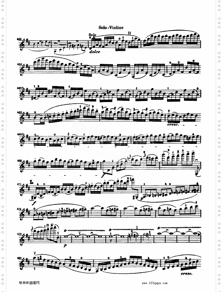 贝多芬小提琴协奏曲konzertfurvioline