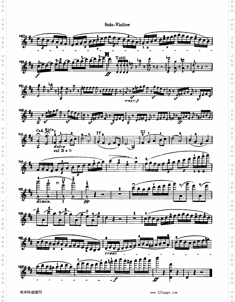 贝多芬小提琴协奏曲konzertfurvioline