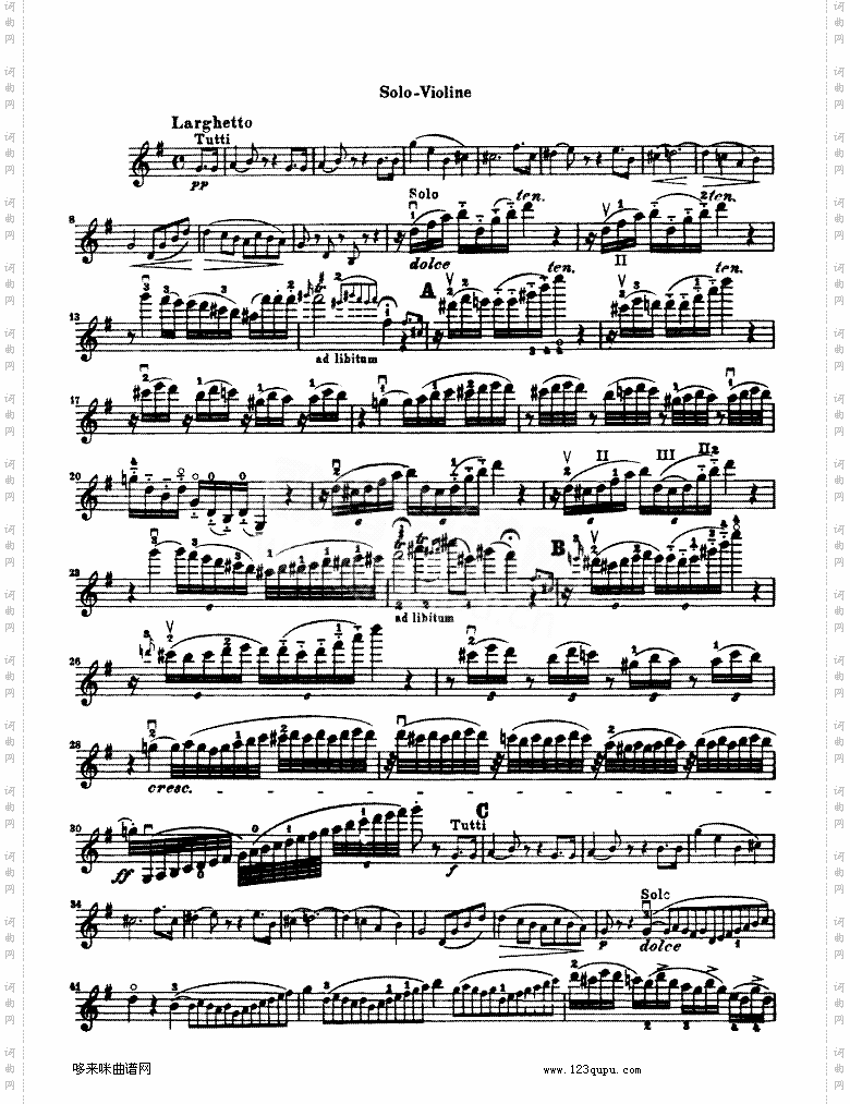 贝多芬小提琴协奏曲konzertfurvioline