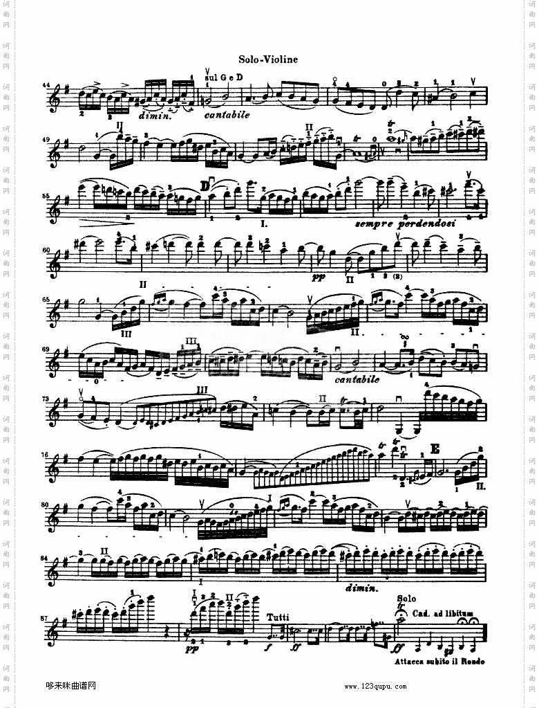 贝多芬小提琴协奏曲konzertfurvioline