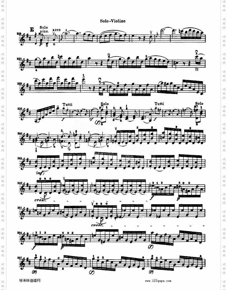 贝多芬小提琴协奏曲konzertfurvioline