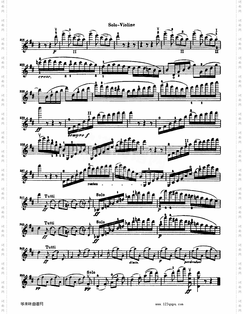 贝多芬小提琴协奏曲konzertfurvioline