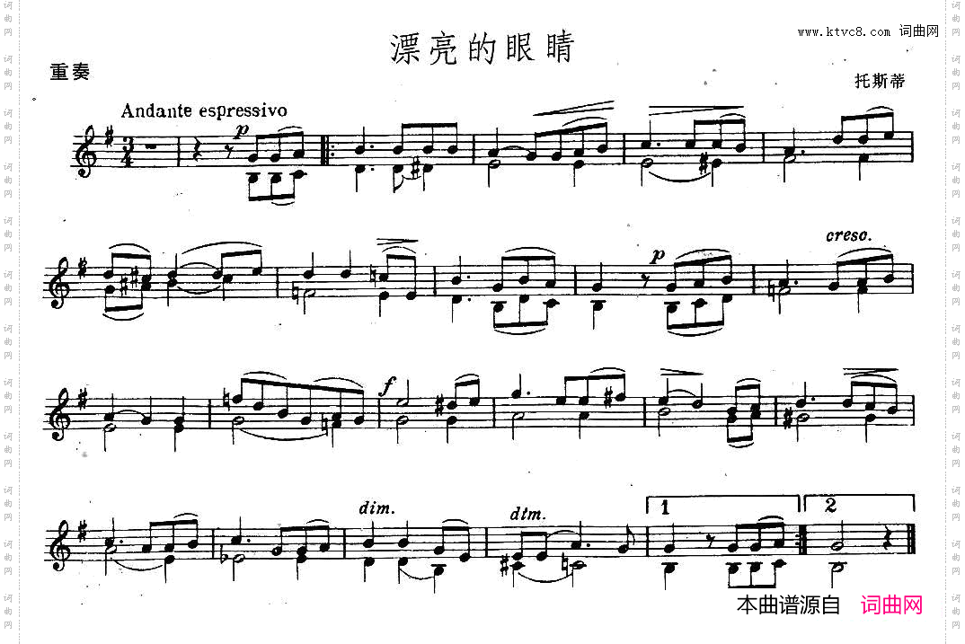 漂亮的眼睛重奏