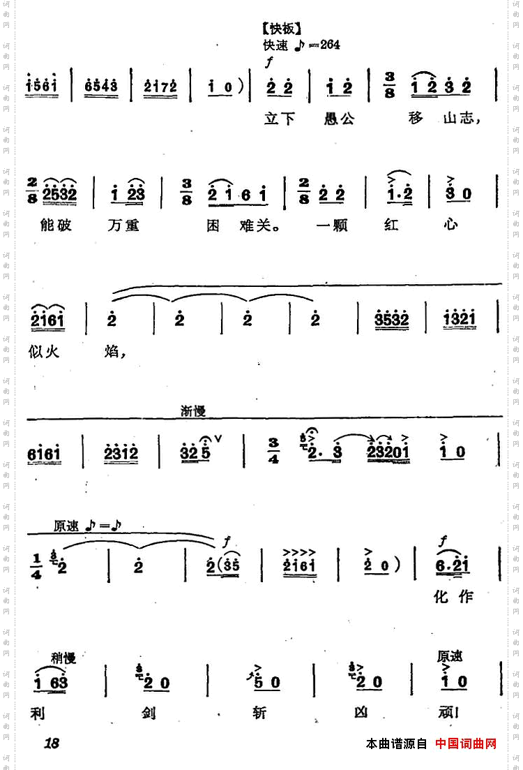 革命交响音乐《智取威虎山》：一、乘胜进军