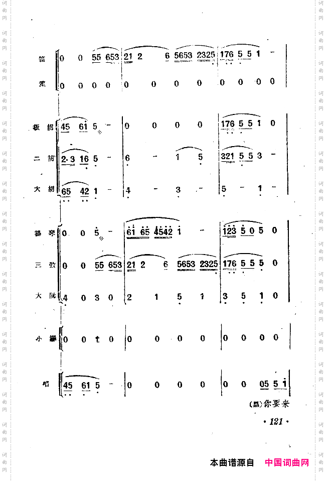 小二黑结婚戏剧音乐五场歌剧100-150