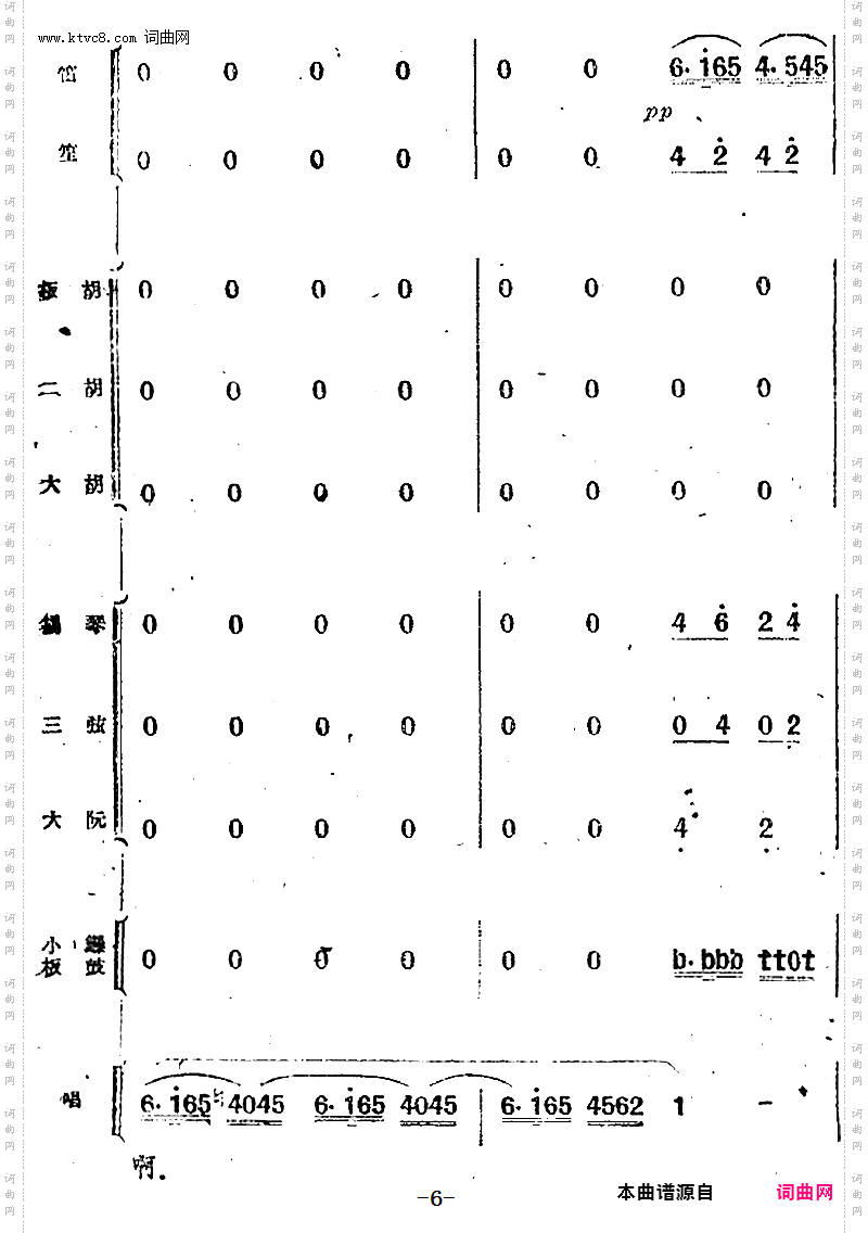 咱们的婚姻自作主_歌剧《小二黑结婚》第七曲民乐合奏总谱