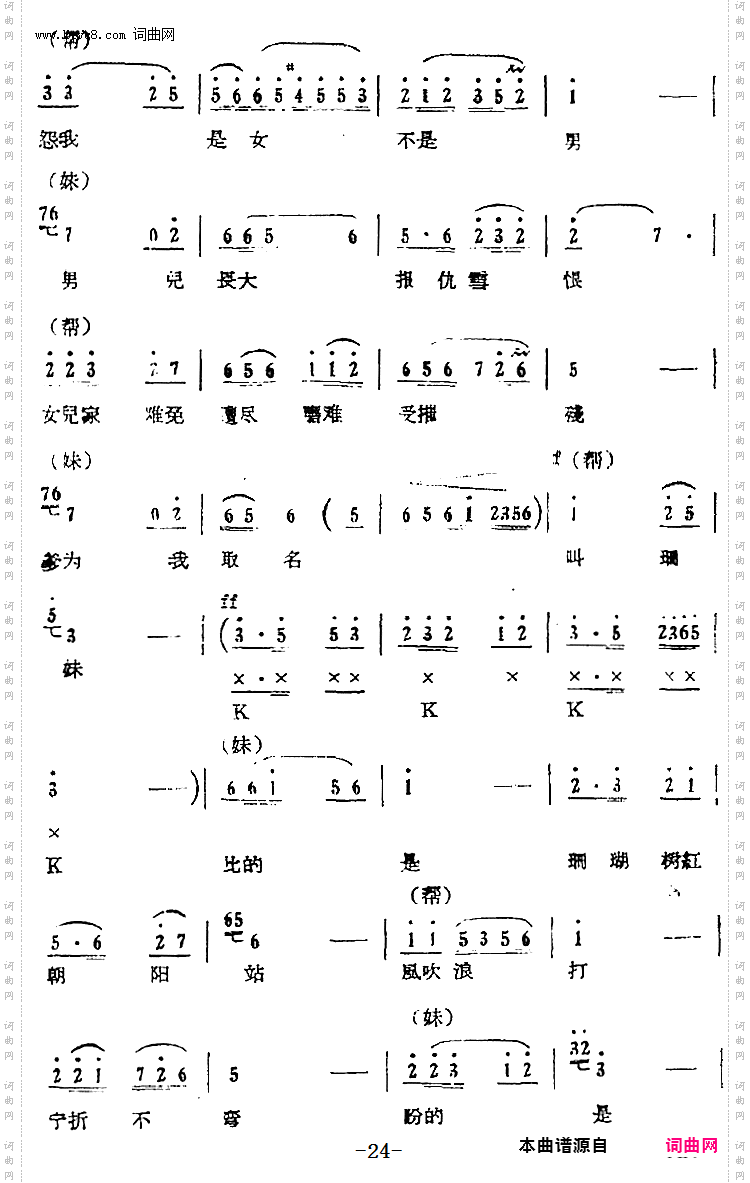 歌剧《红珊瑚》选曲:第二场 纵海第八曲 珊瑚树红朝阳站 珊妹唱段