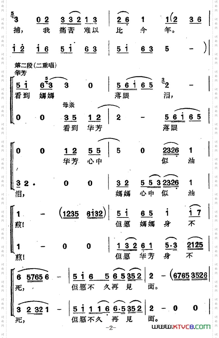 [沪剧曲调]二重唱选自《母亲》