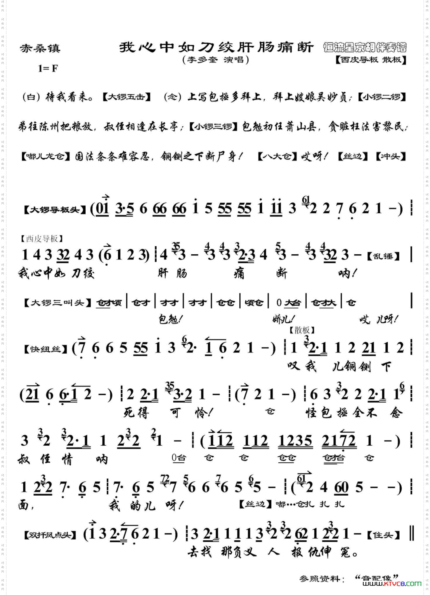 赤桑镇·我心中如刀绞肝肠痛断_ 李多奎 演唱