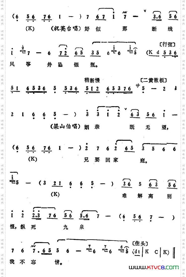 叶盛兰唱腔选:才相逢又离分《柳荫记》梁山伯、祝英台唱段