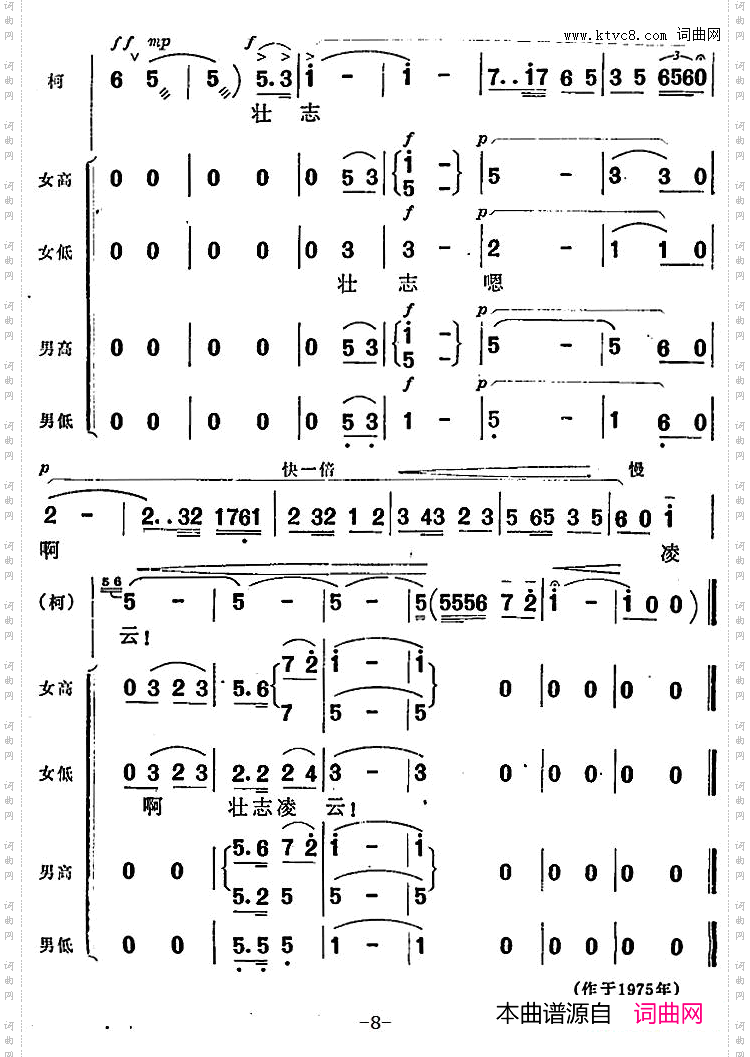 乱云飞_歌剧《杜鹃山》选曲