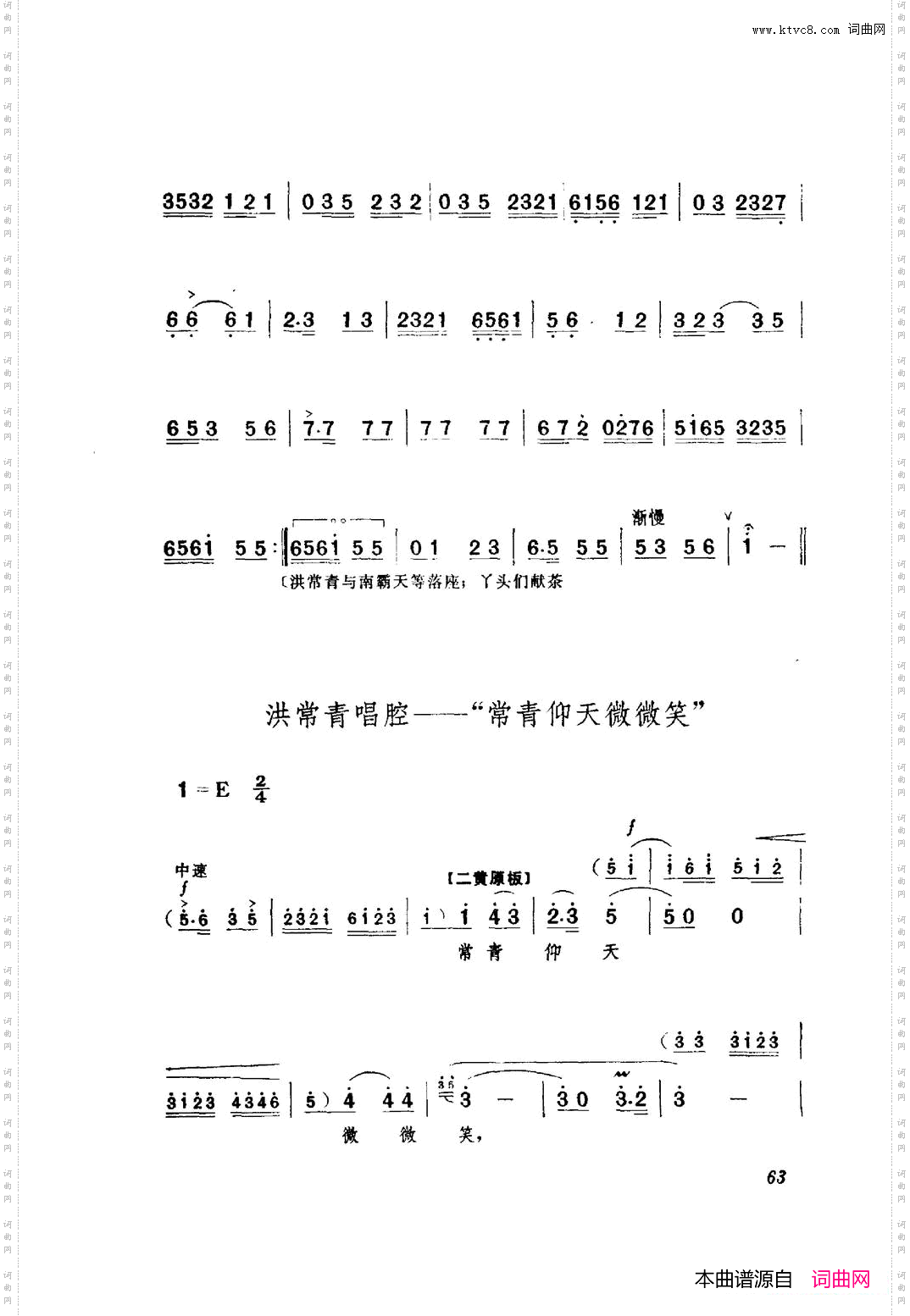 革命现代京剧红色娘子军主旋律曲谱051-100