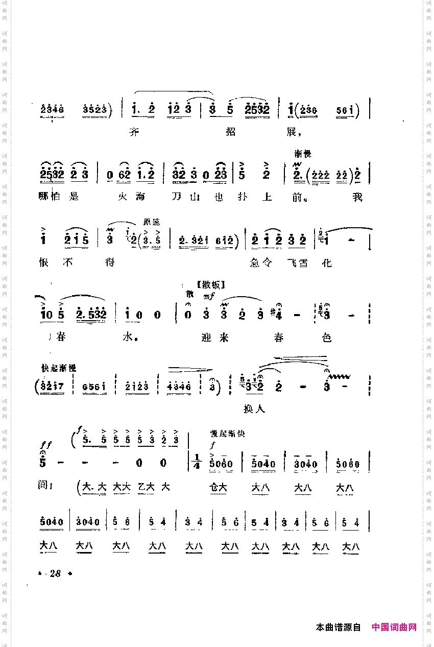 革命现代京剧主要唱段选集1·智取威虎山