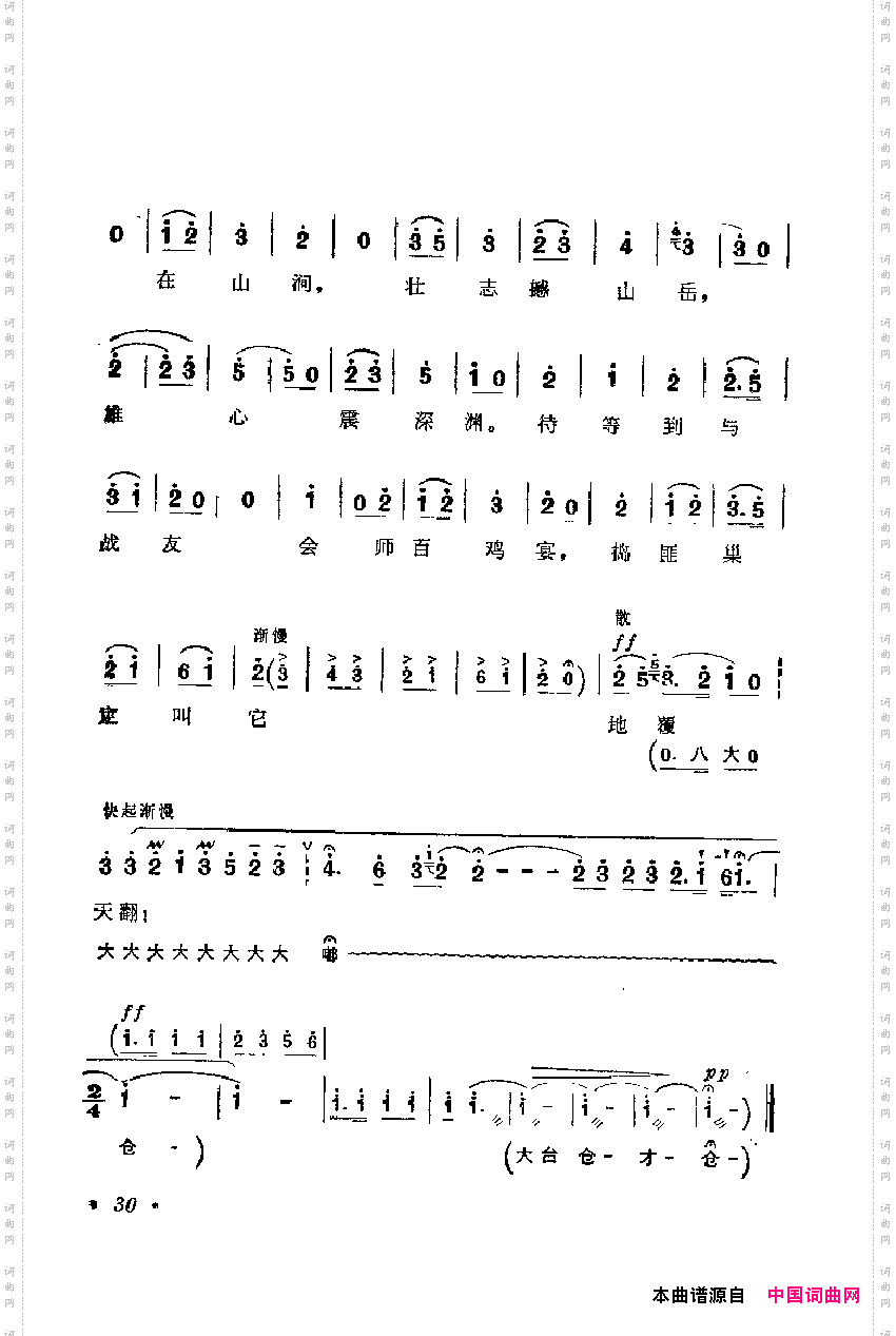 革命现代京剧主要唱段选集1·智取威虎山