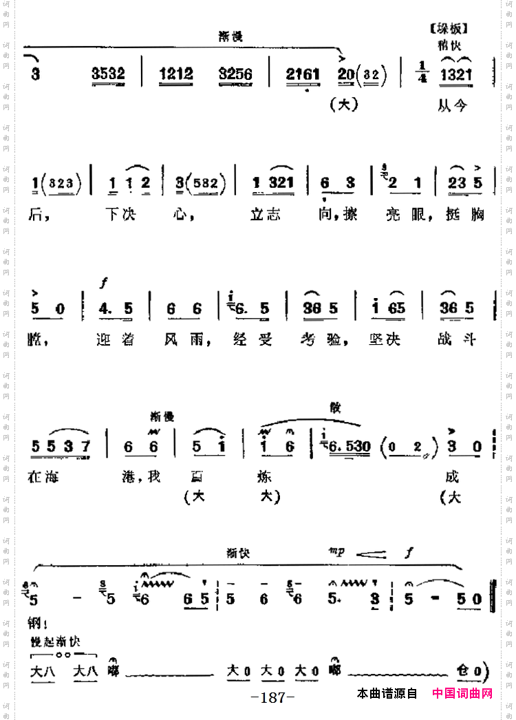 革命现代京剧《海港》主要唱段:坚决战斗在海港第六场韩小强唱段_革命现代京剧《海港》主要唱段:坚决战斗在海港第六场 韩小强唱段