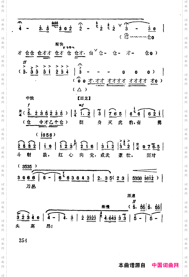 现代京剧著名唱段精萃251-300