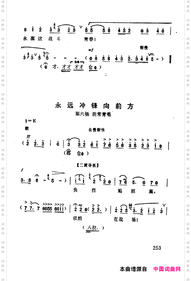 现代京剧著名唱段精萃251-300