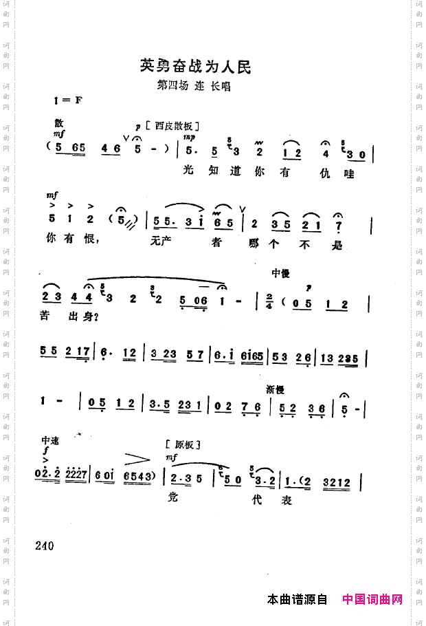 现代京剧著名唱段精萃201-250