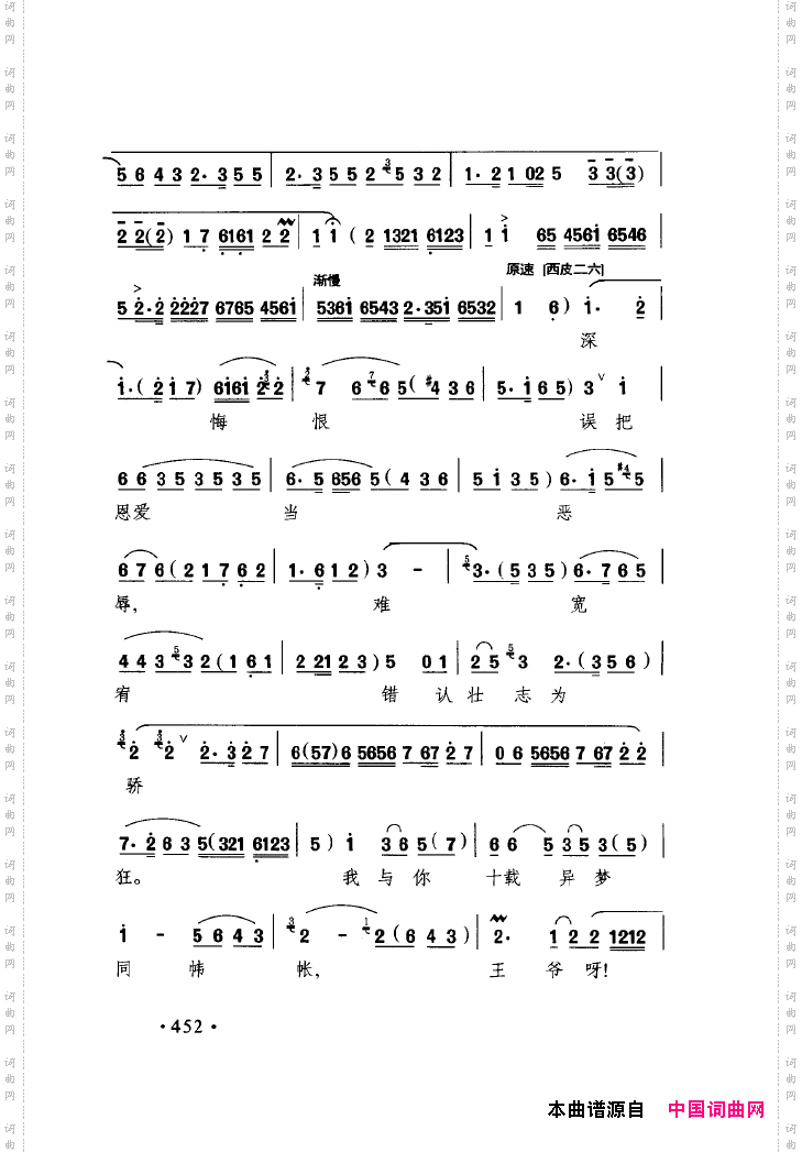 中国戏曲唱腔精选第一卷京剧昆剧451-500