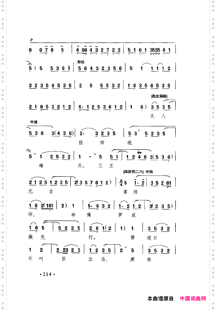 中国戏曲唱腔精选第一卷京剧昆剧201-250