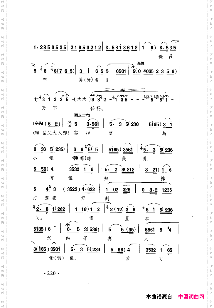 中国戏曲唱腔精选第一卷京剧昆剧201-250
