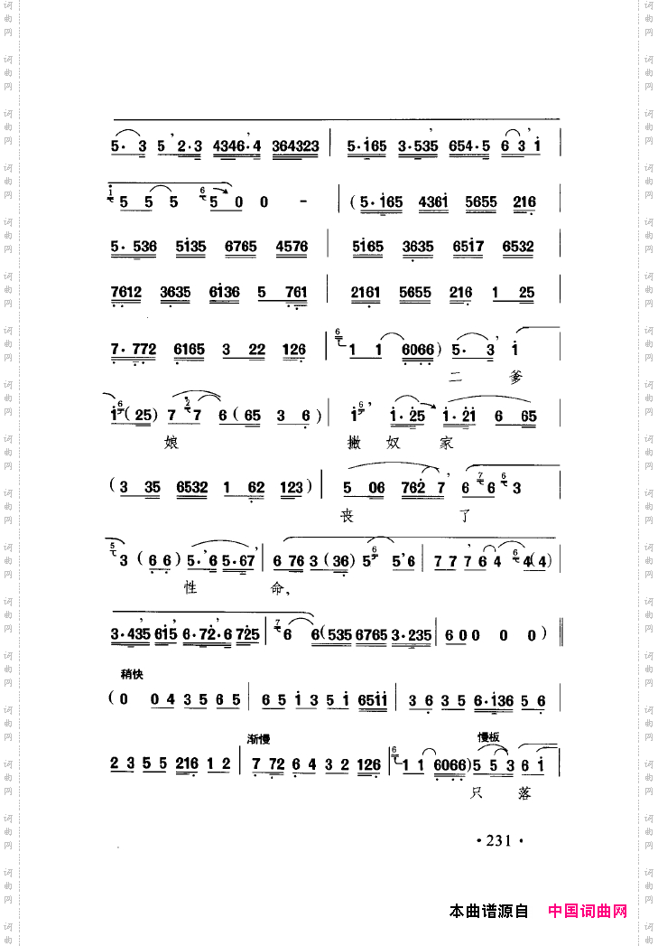 中国戏曲唱腔精选第一卷京剧昆剧201-250