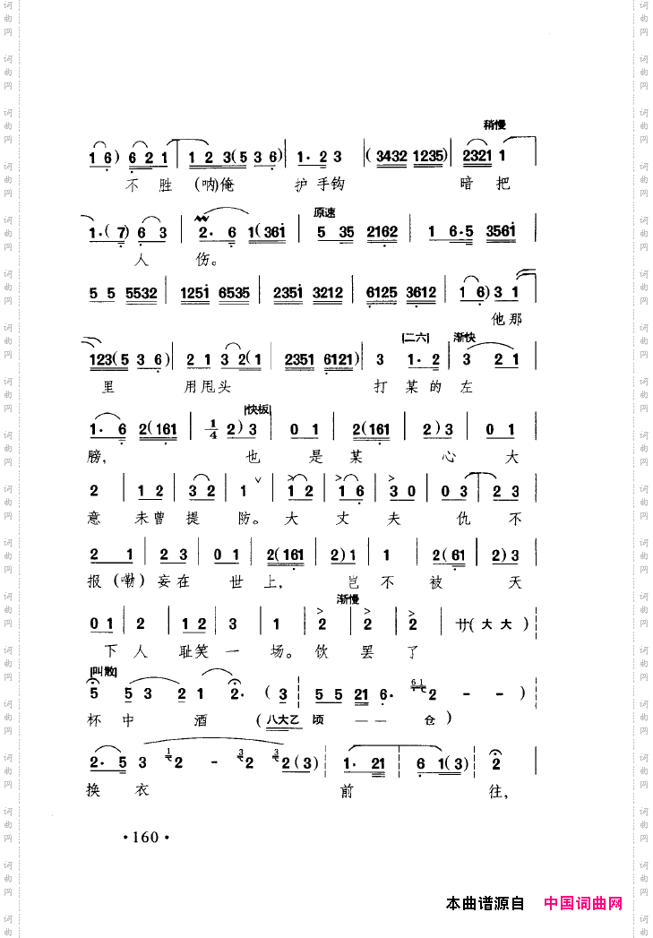 中国戏曲唱腔精选第一卷京剧昆剧151-200
