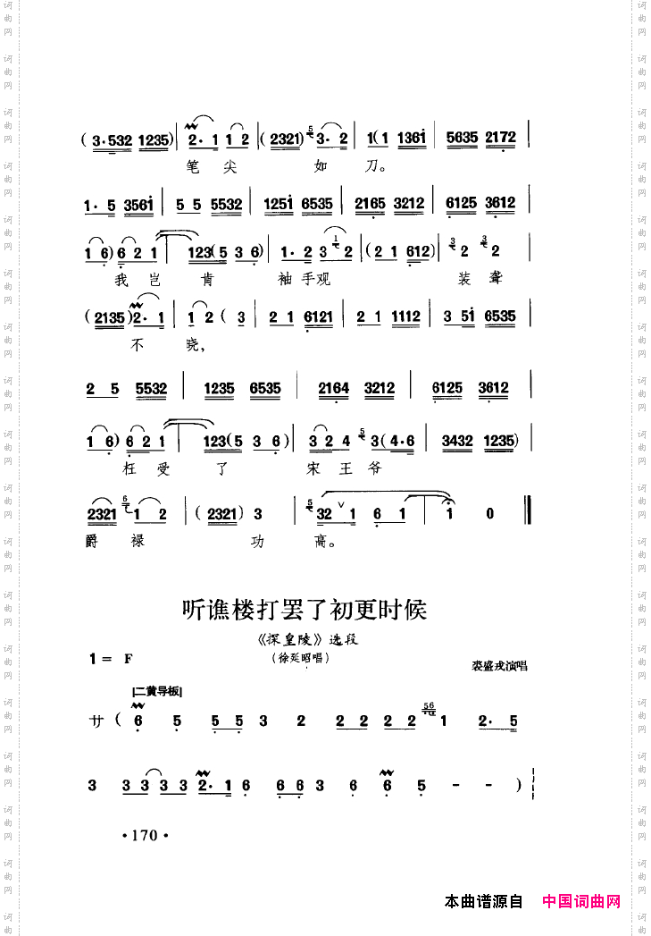 中国戏曲唱腔精选第一卷京剧昆剧151-200