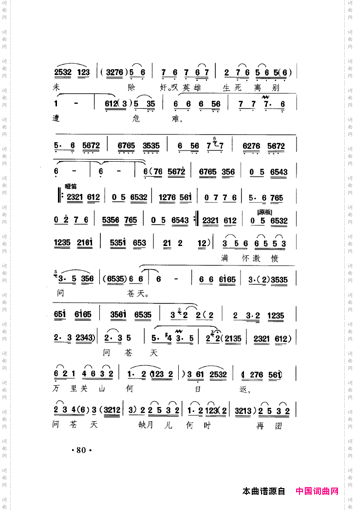 中国戏曲唱腔精选第一卷京剧昆剧051-100