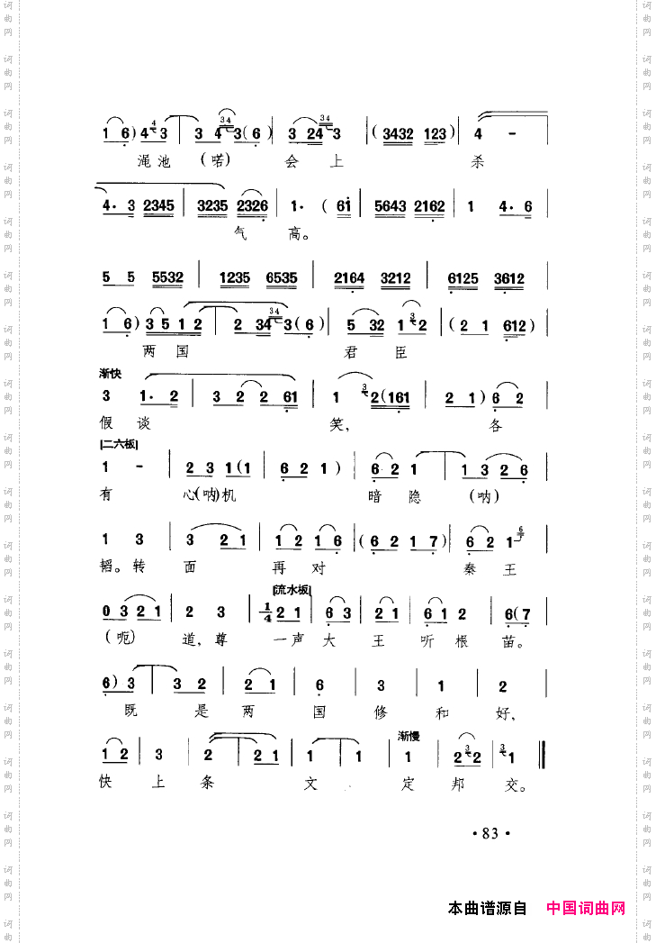 中国戏曲唱腔精选第一卷京剧昆剧051-100