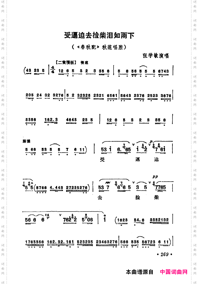 京剧著名唱腔选下集251-300