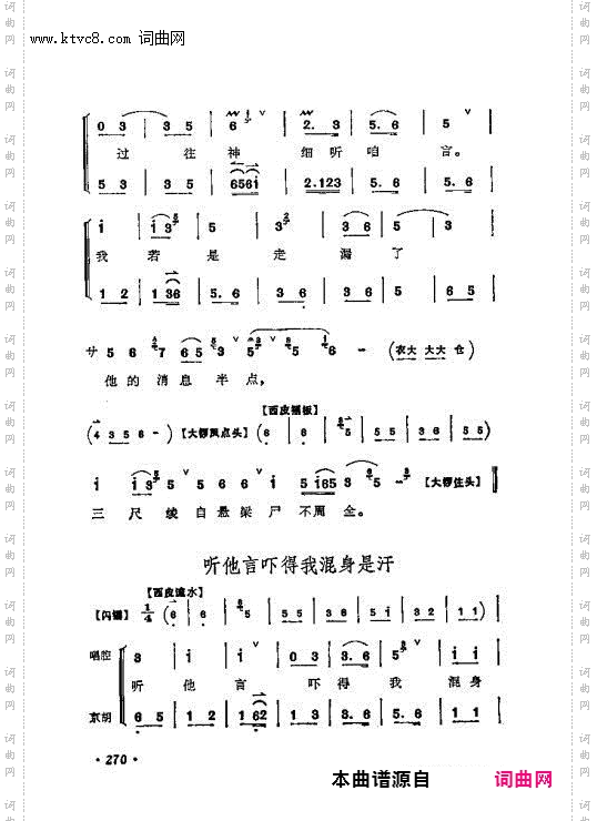 芍药开牡丹放花红一片 夫妻们打坐在皇宫院 铁镜女跪尘埃祝告上天 听他眼吓得我浑身是汗_四郎探母