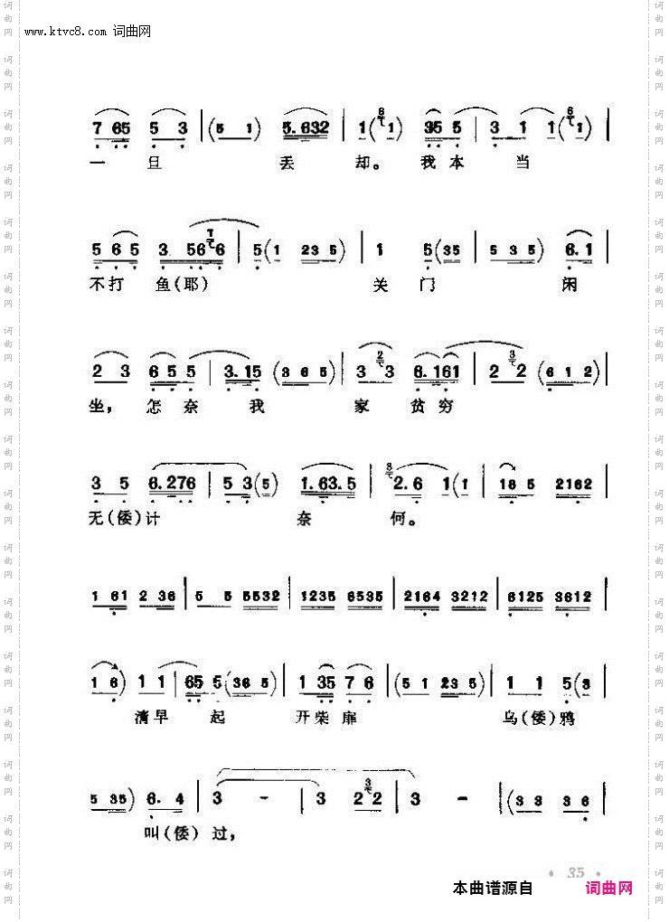 京剧著名唱腔选 上集 目录前言 1 60(京剧曲谱)41