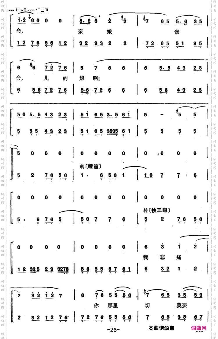 程砚秋唱腔集:《锁麟囊》