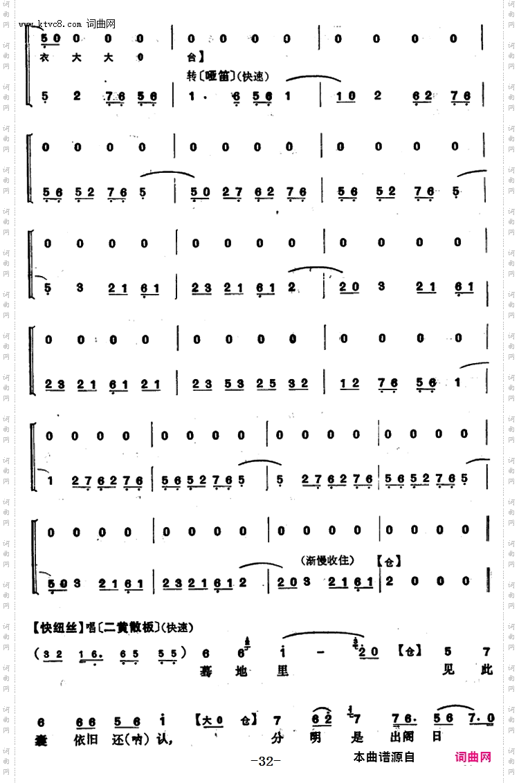 程砚秋唱腔集:《锁麟囊》