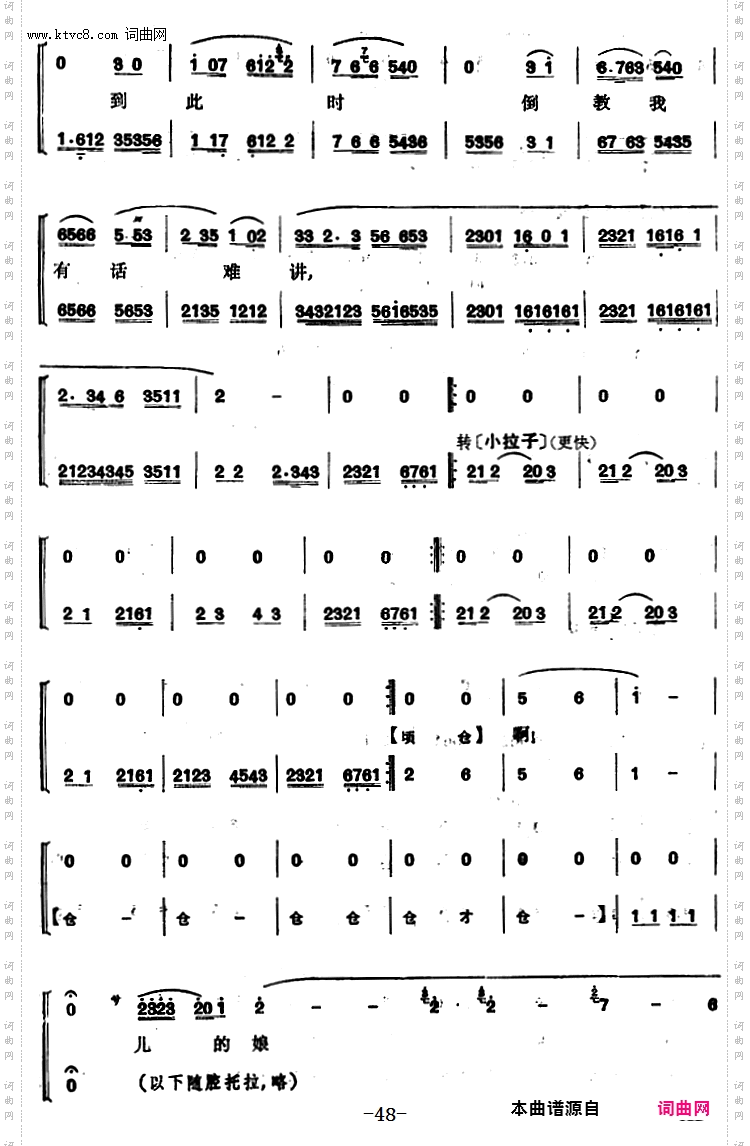 程砚秋唱腔集:《锁麟囊》
