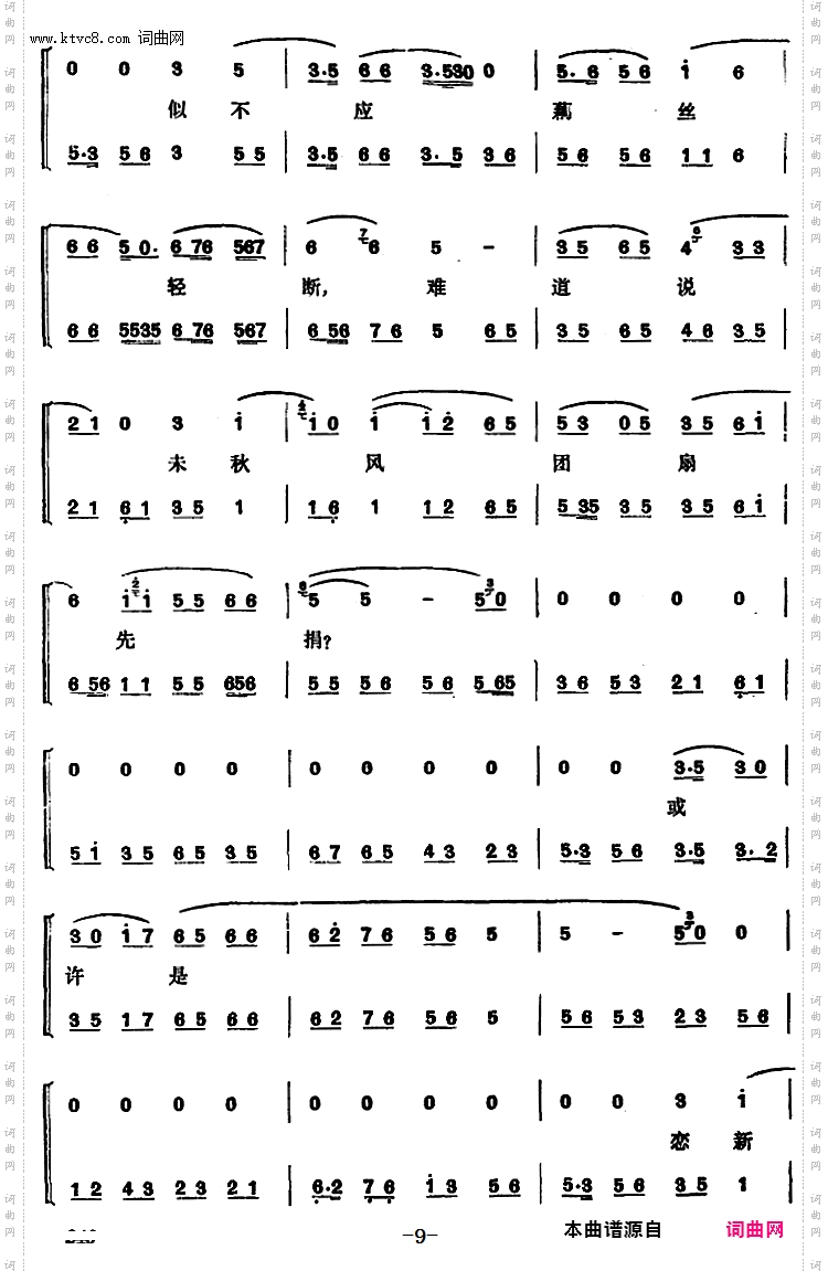 程砚秋唱腔集：《梅妃》
