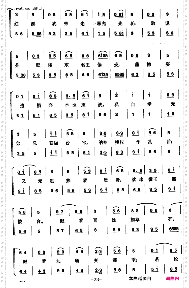 程砚秋唱腔集：《梅妃》