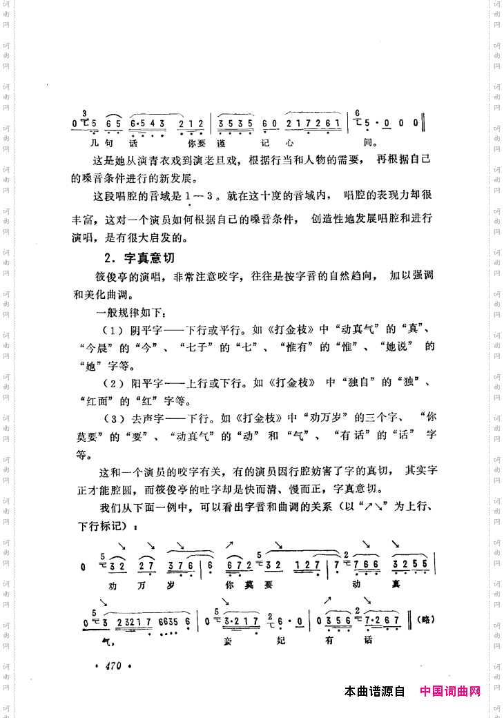 筱俊亭唱腔选421-475