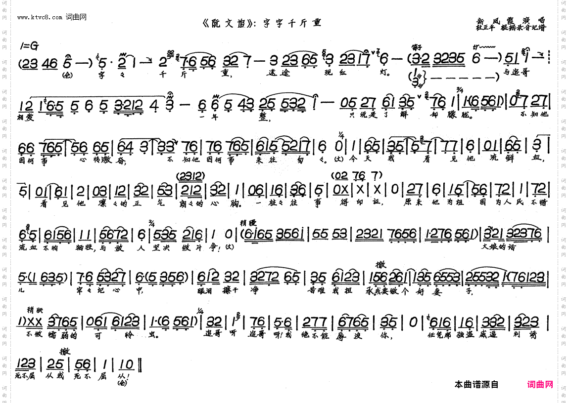 字字千斤重_阮文追