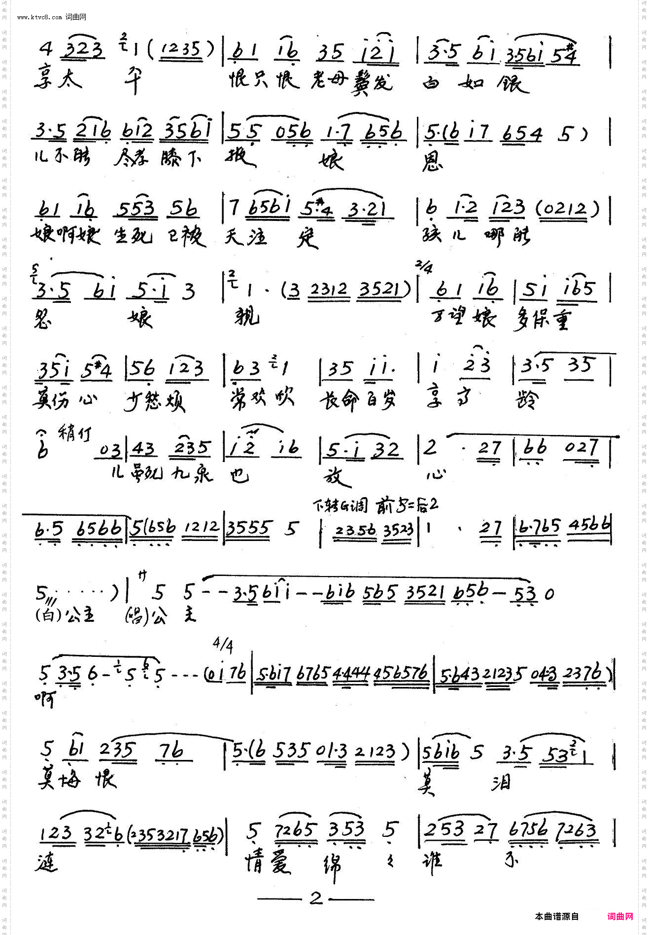 可怜天下父母心_《真假驸马》选段