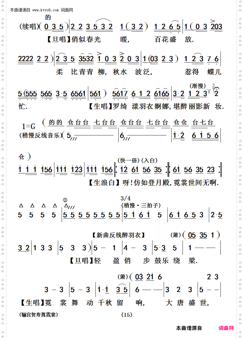 骊宫贺寿舞霓裳